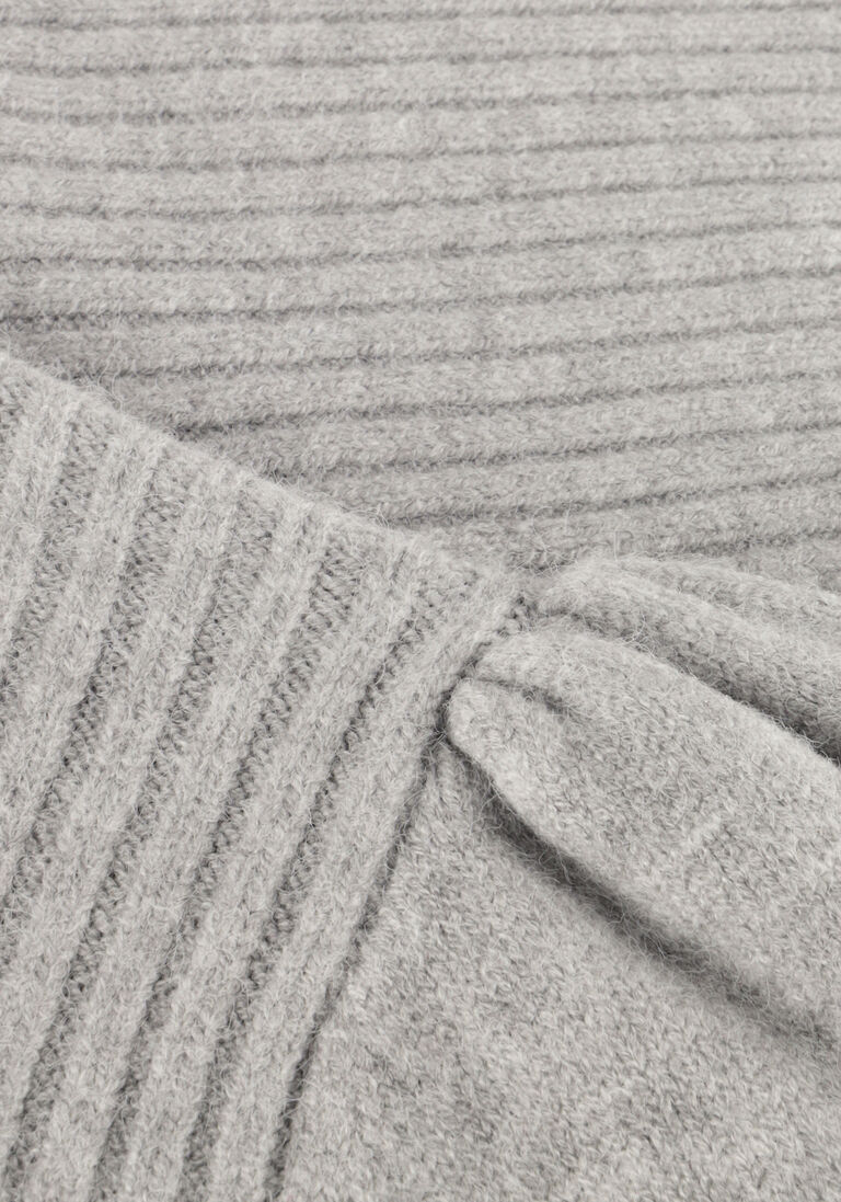 CO\\'COUTURE grijze co'couture trui row puff rib knit