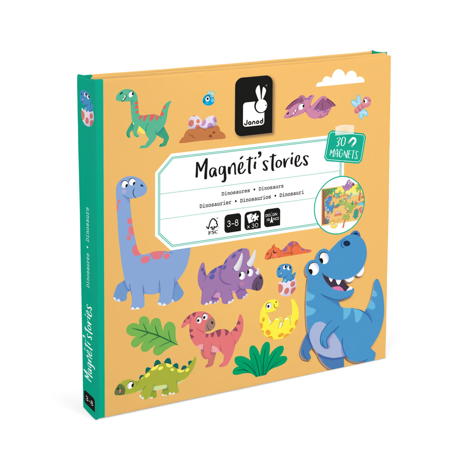 Janod | Magneti Stories | Dinosaurus