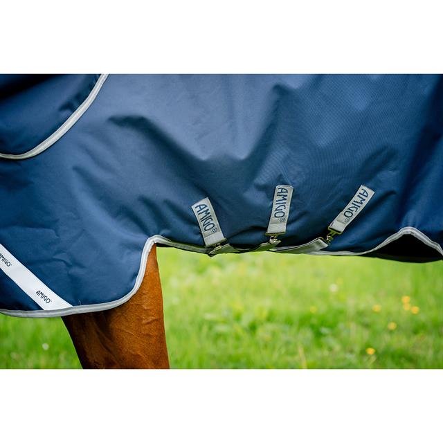 Deken Horseware Amigo 100gr Donkerblauw-grijs