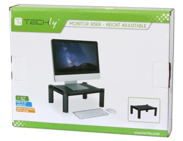Techly ICA-MS 401, Sort, 33 cm (13