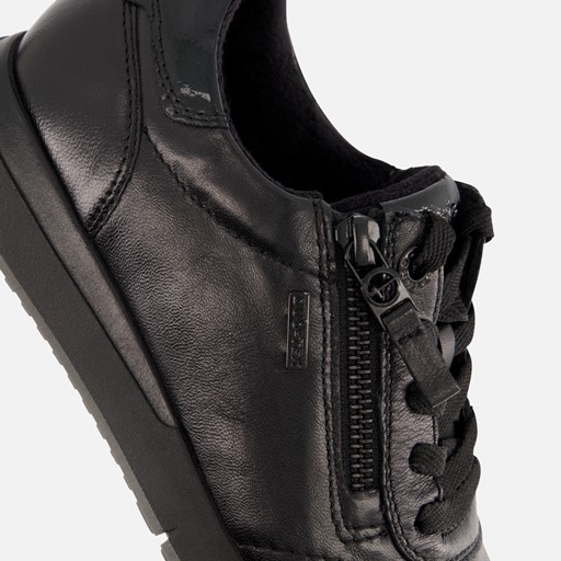 Tamaris Comfort Sneakers zwart Leer