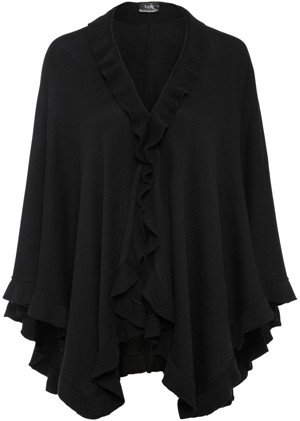 Poncho à teneur cachemire