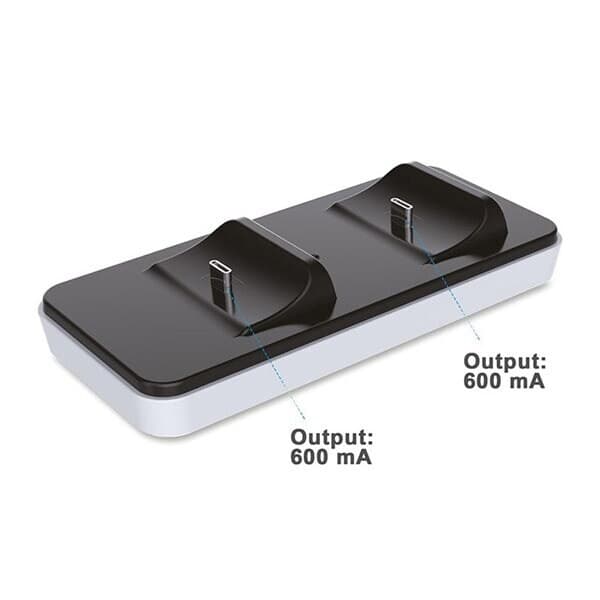 Eaxus Dual Ladestativ til PS5 Håndkontroller