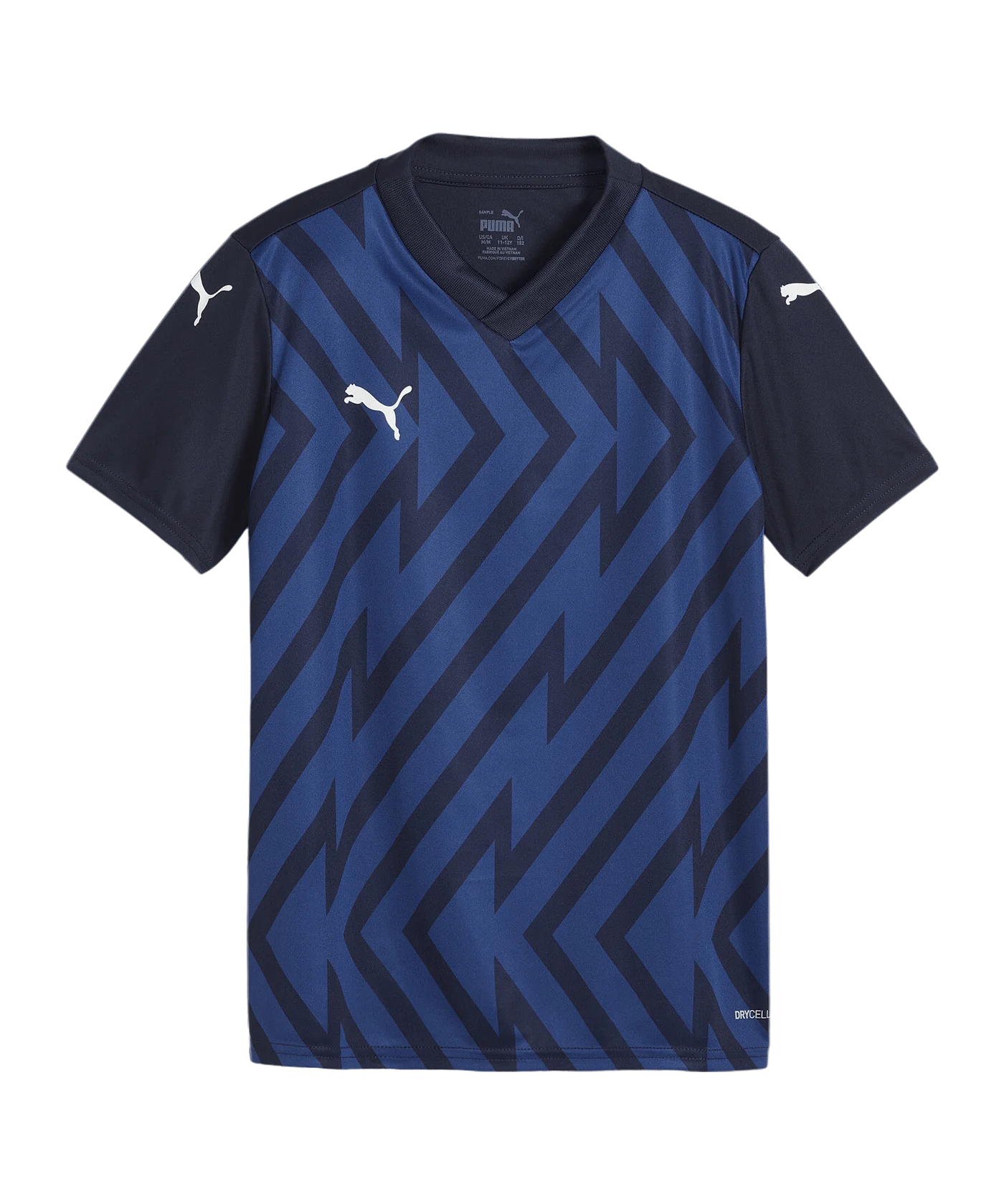 PUMA teamGLORY Trikot Kids Blau Weiss Blau F06