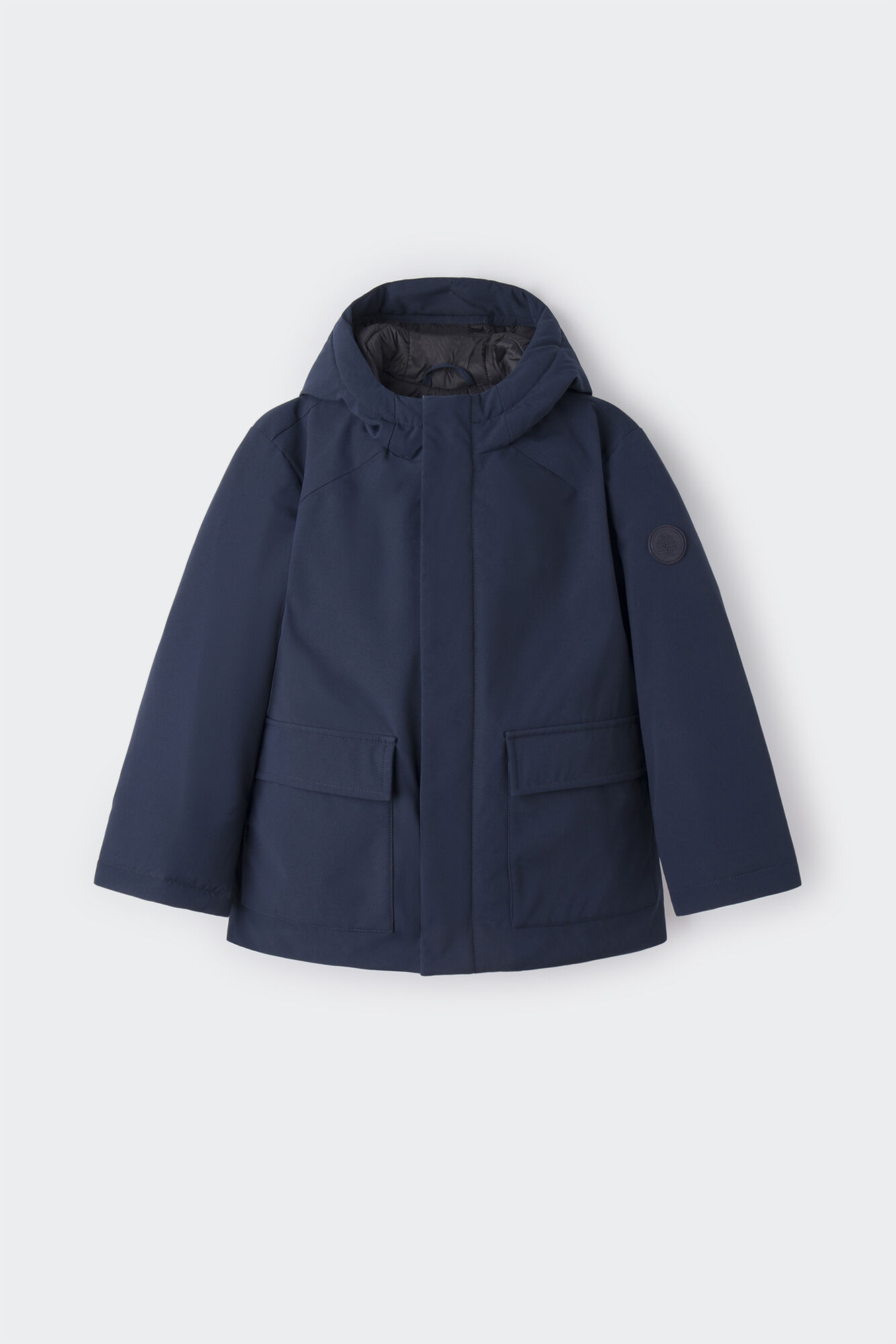 Parka de náilon para meninos