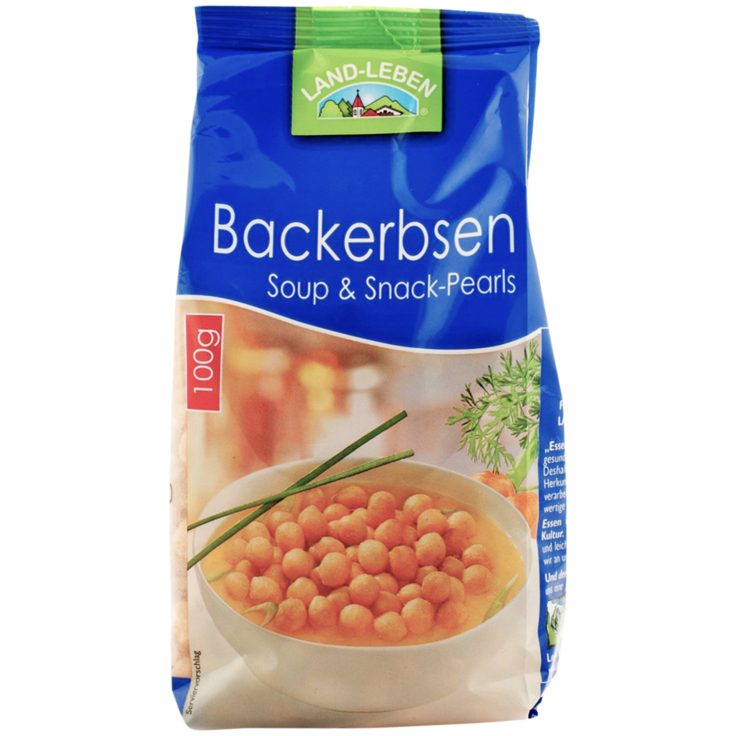 Land-Leben Backerbsen