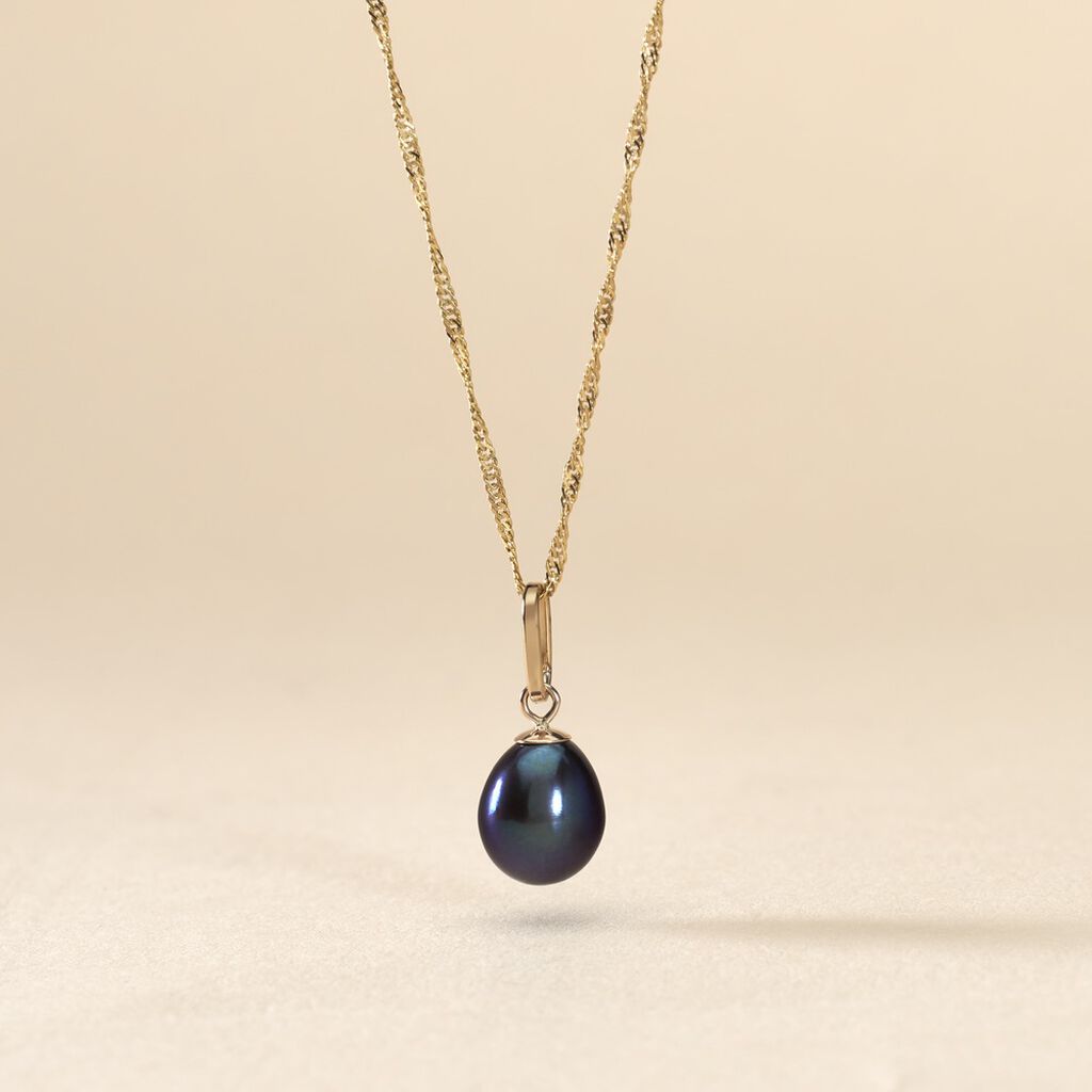 Pendentif Severiane Or Jaune Perle De Culture
