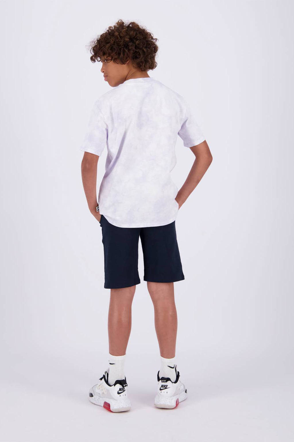 Vingino T-shirt met logo wit/lila