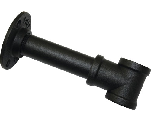 Beugel voor industriële woning, zwart, Ø 25 mm