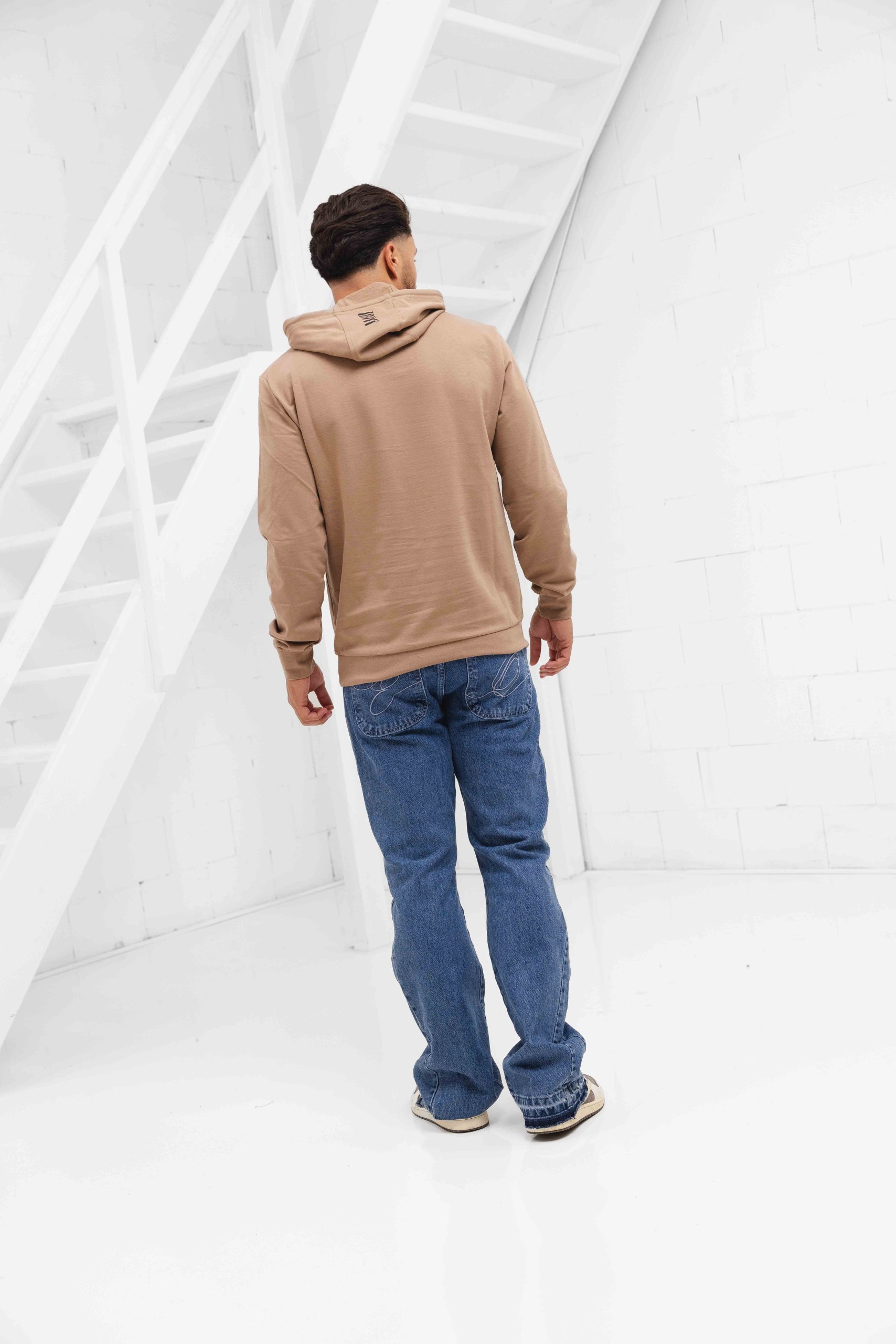 Emporio Armani EA7 8NPM32 Hoodie Heren Bruin