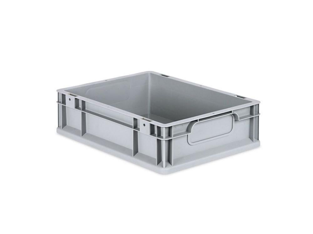 PROREGAL Eurobox Nextgen Economy met handgrepen, gesloten, HxBxD 12 x 30 x 40 cm, 11 liter Euro container, transportbox, stapelbare container