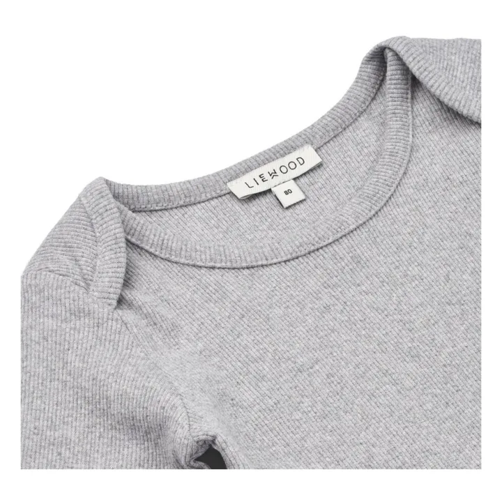 Liewood Body Coton Bio Côtelé Evig | Gris chiné