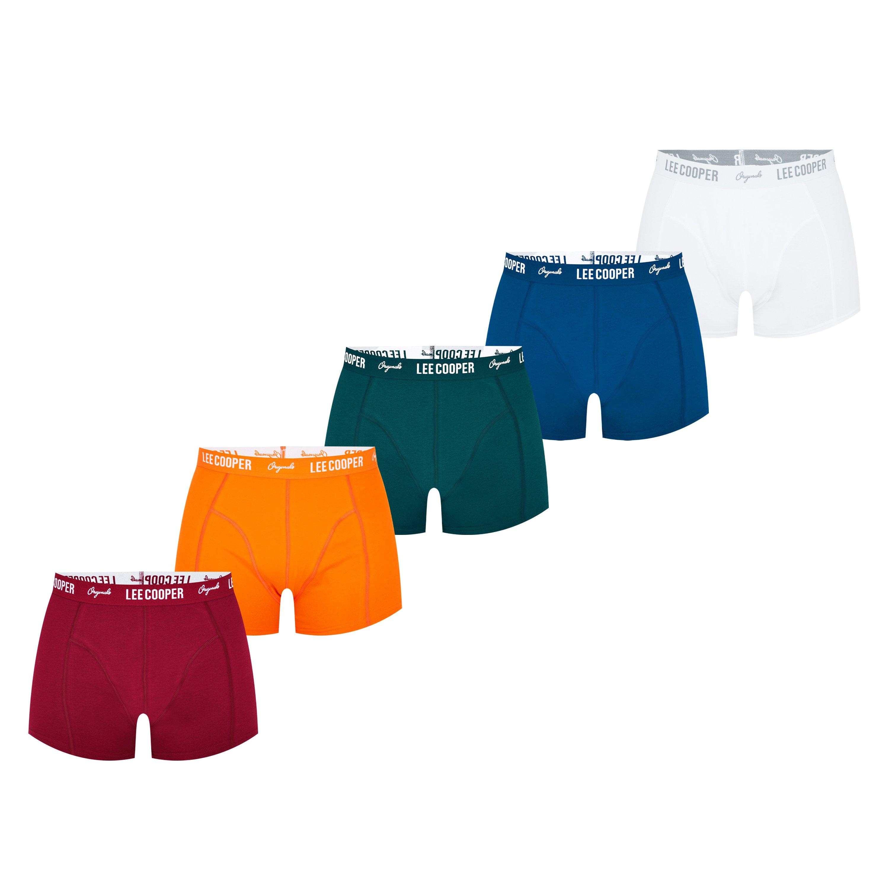 Lee Cooper Essential Mens Boxer Trunk 5-Pack