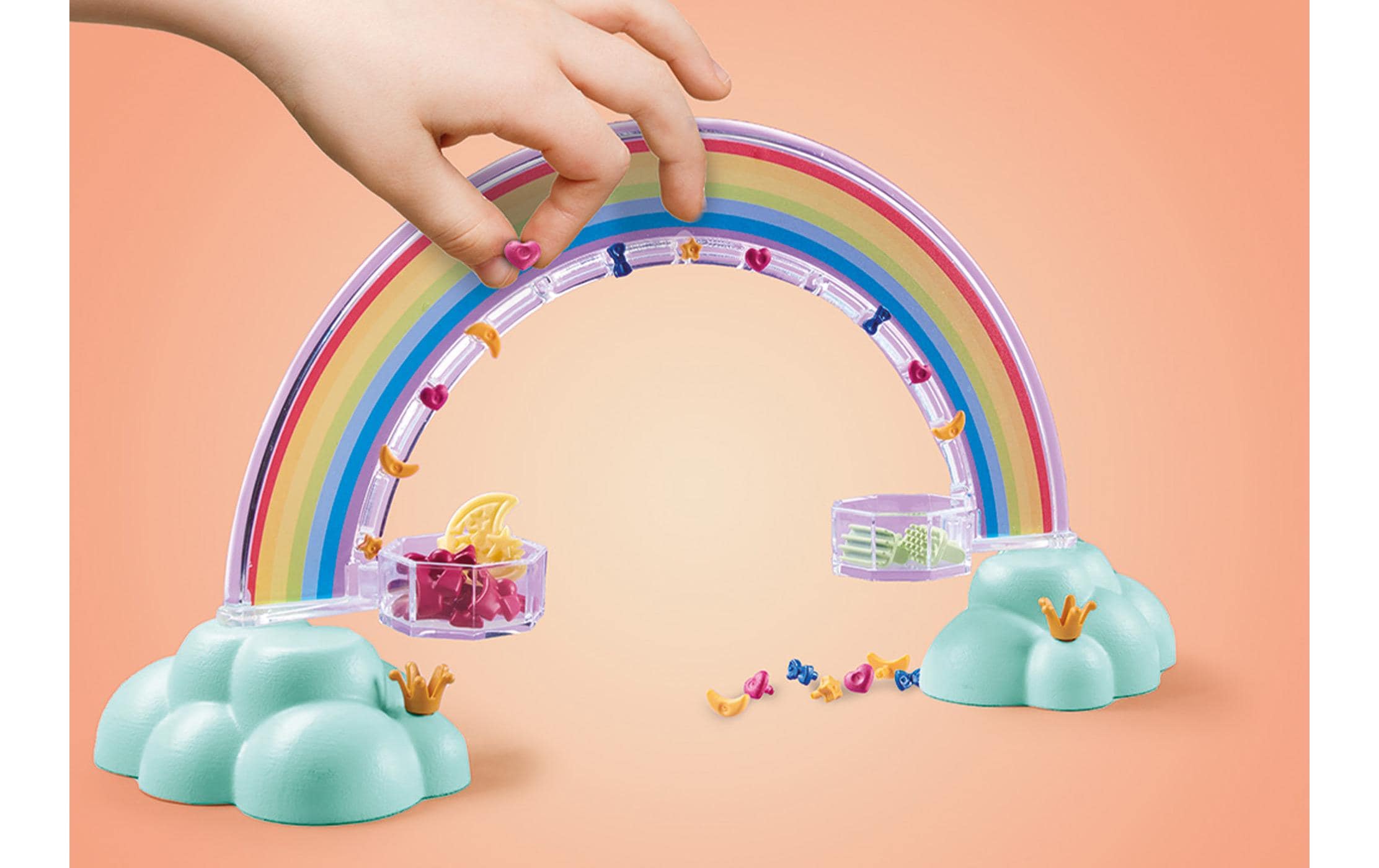 Princess Magic Himmlischer Pegasus mit Regenbogen 71361Liebevoll gestaltetes Prinzessinnen-Spielset