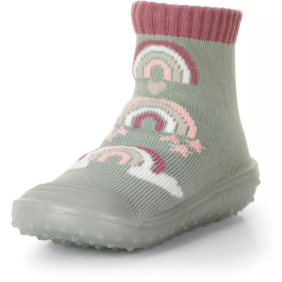 Sterntaler Adventure-Socks Regenbogen grün