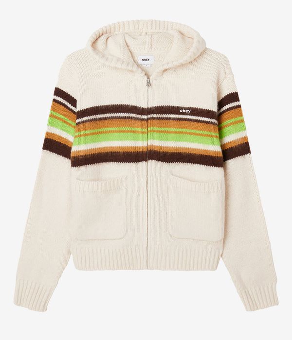 Obey Myers Zip-Hoodie (unbleached multi)
