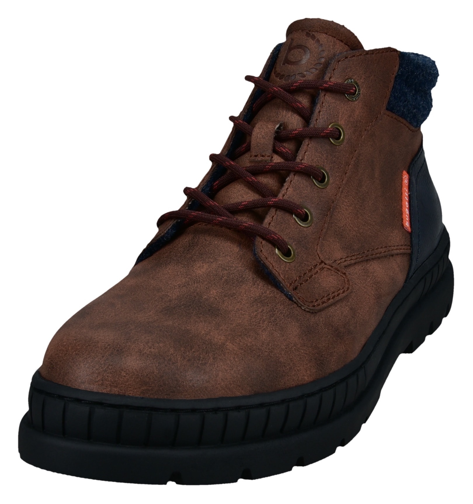 bugatti Schnürboots  Desertboots, Winterboots mit abgsetzter Fersenkappe