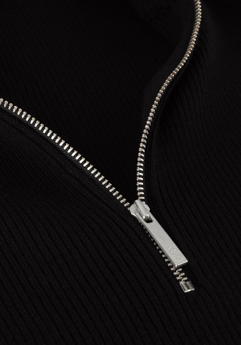 GESTUZ zwarte gestuz trui yasmiagz zipper pullover