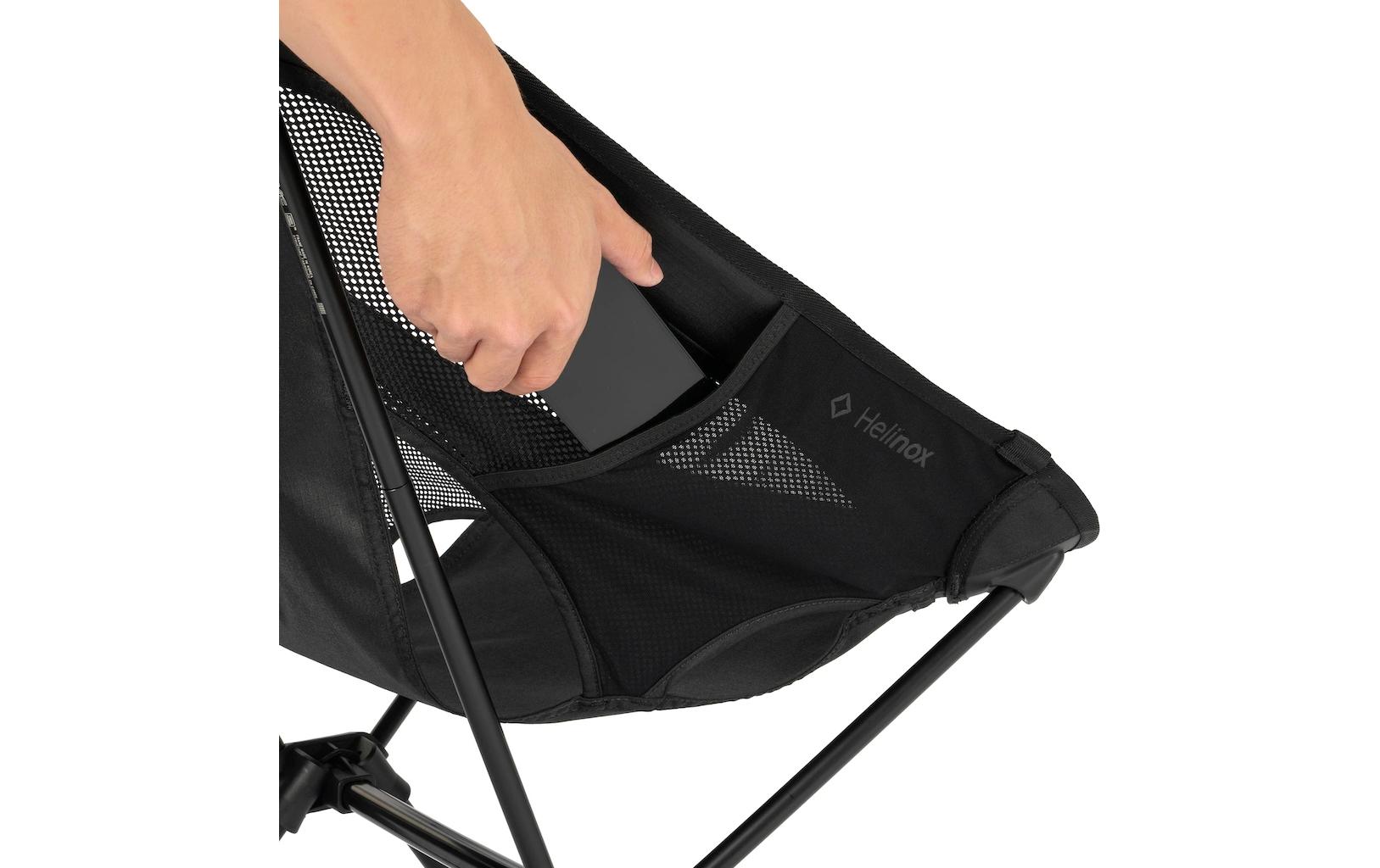 Chair One (re) Schwarz<br>Stuhl mit Aluminiumlegierung