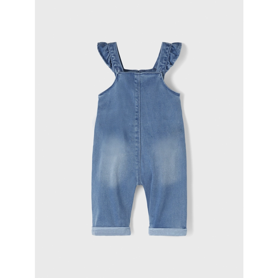 name it Latzhose Nbfatoras Medium Blue Denim