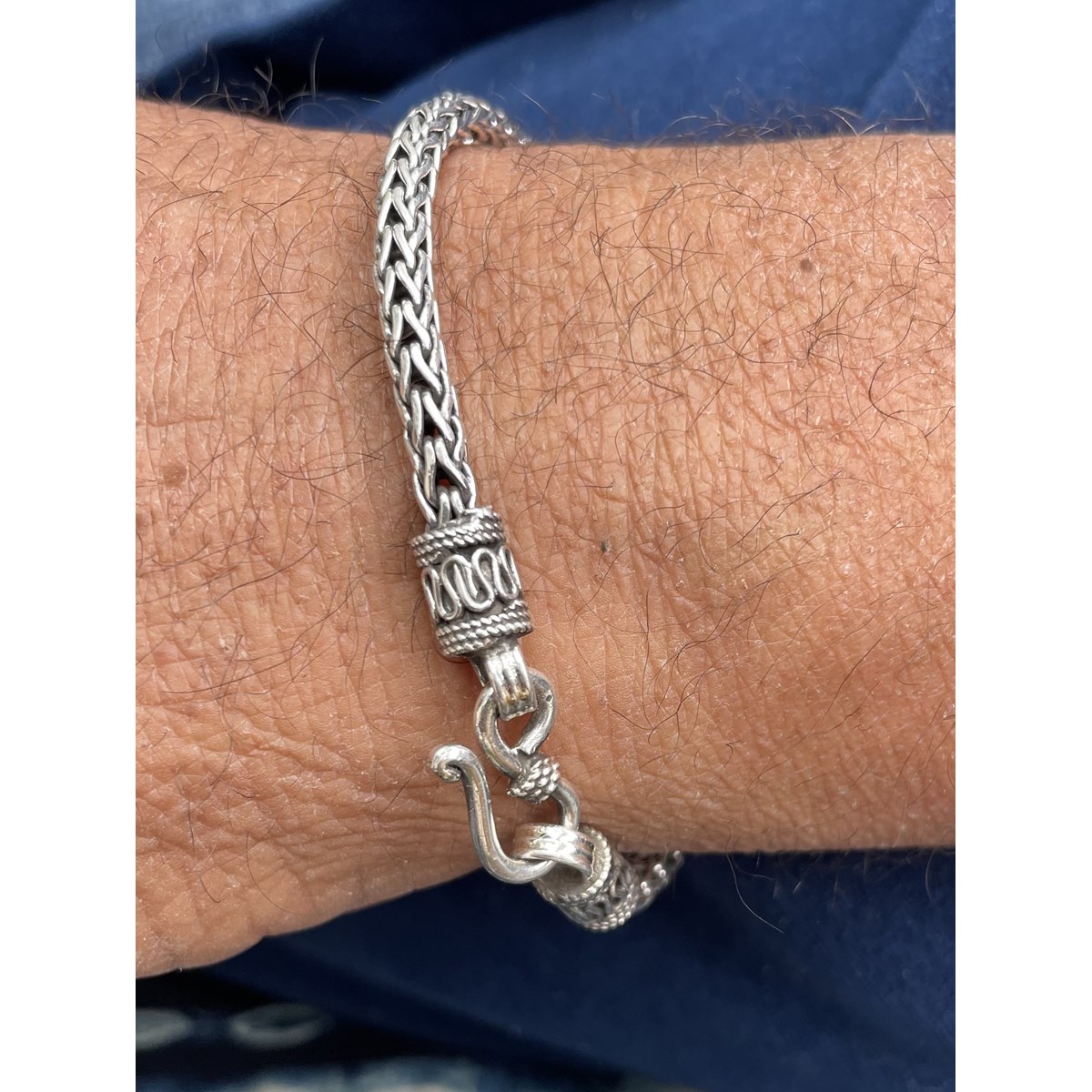 Bracelet style Balinais en argent