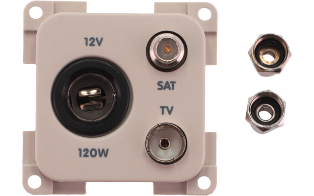 Inprojal System 10.000 Steckdose 12V mit TV und SAT