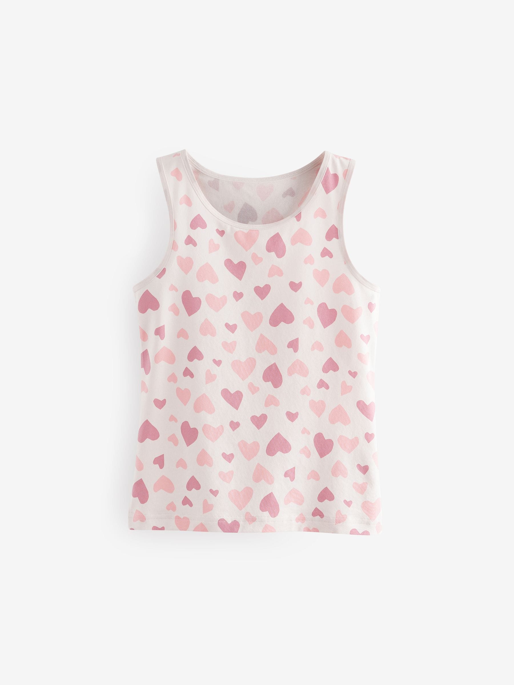 Roze - Set van 3 hemdjes met feeënprint (1,5-16 jr)