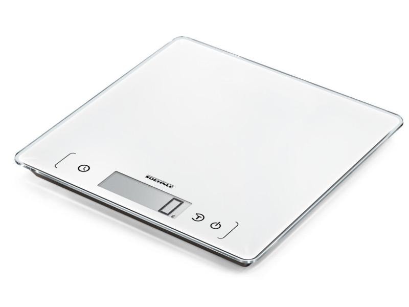 Soehnle Küchenwaage Page Comfort 400 Weiss Flache Küchenwaage