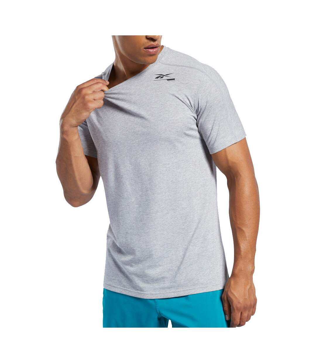 T-shirt gris homme Reebok Speedwick Graphic Move