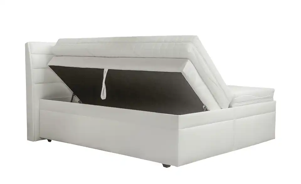 Boxspringbett Olympie 160 cm Weiß
