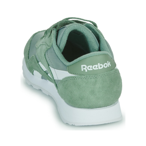 Reebok Classic - CLASSIC LEATHER NYLON - Vert / Blanc