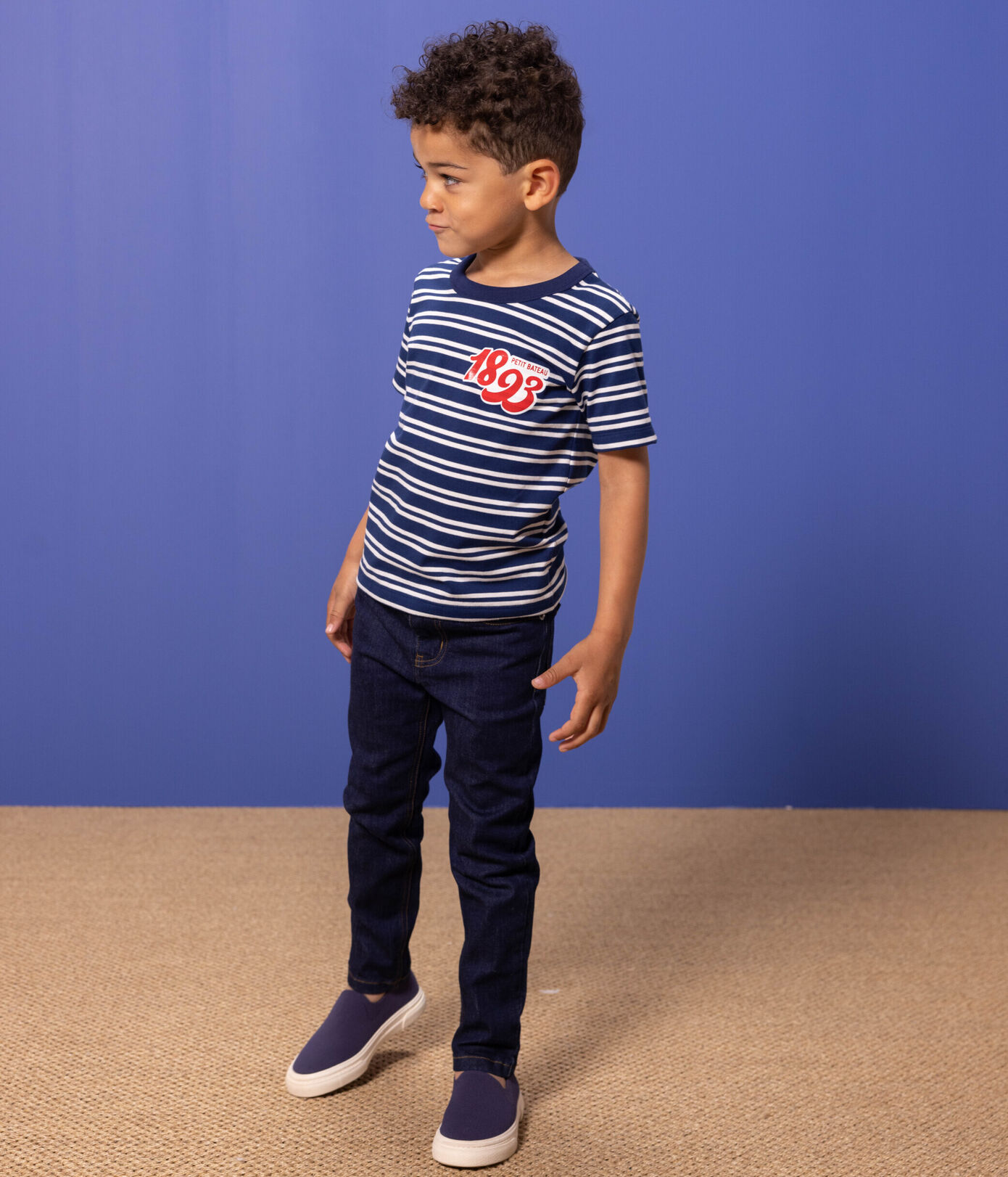 Pantalon droit en denim enfant garçon