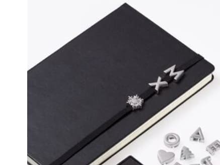 Moleskine Pins J Sølv