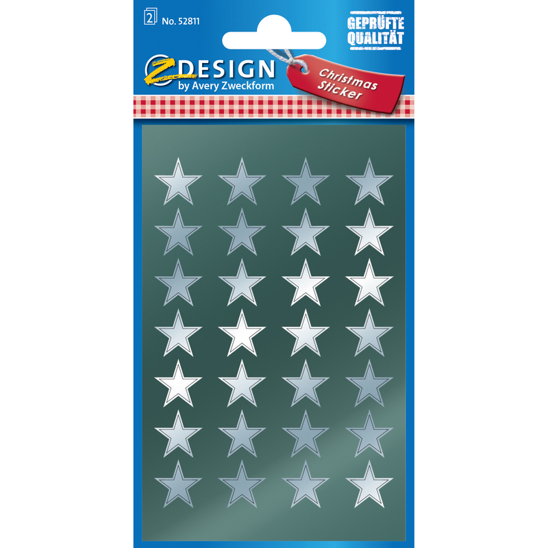 Z-Design Sticker Christmas, Sterne