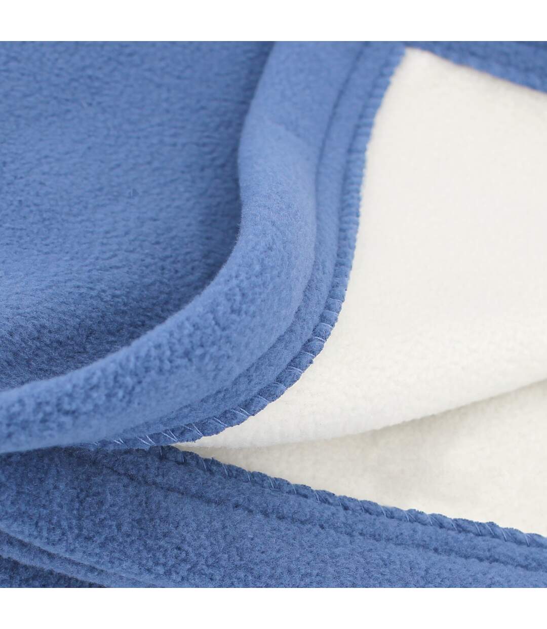 Couverture polaire luxe 240x260 cm NARVIK Gingembre/Naturel