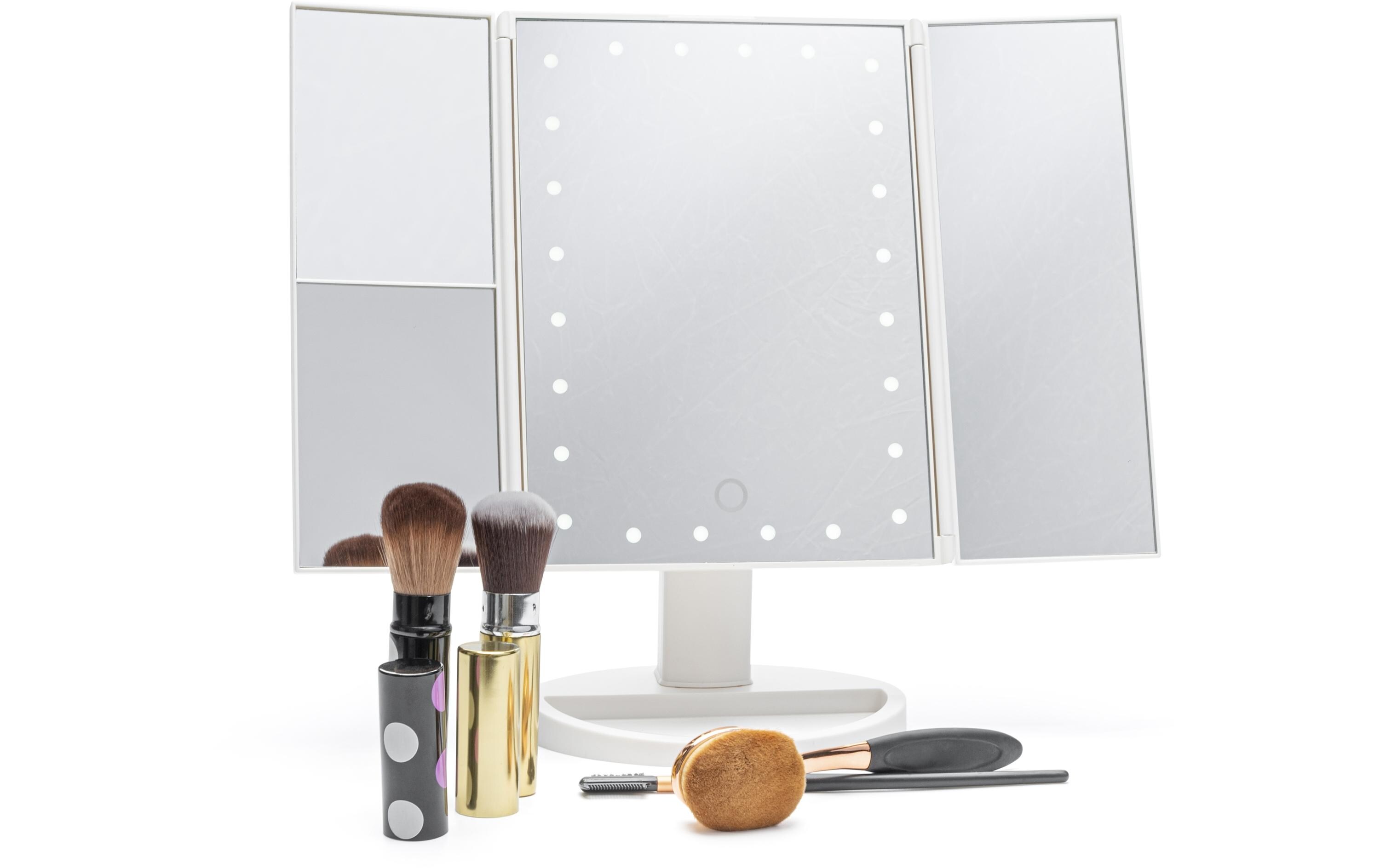 Kosmetikspiegel 3 Way Makeup Mirror WeissSchminkspiegel