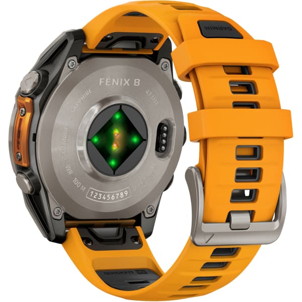 Montre cardio GPS GARMIN FENIX 8 AMOLED 47MM SAPPHIRE TITANIUM SOFT GOLD
