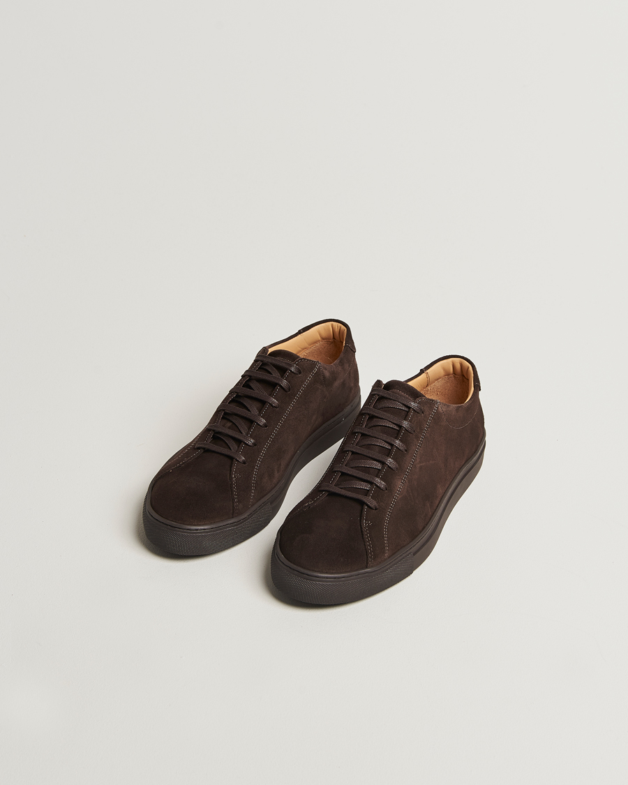 Myrqvist Oaxen Monochrome II Sneaker Dark Brown Suede
