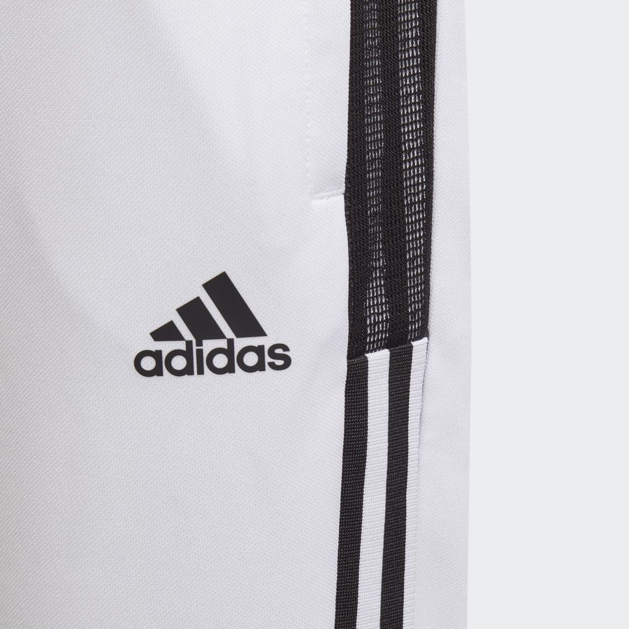 adidas Tiro Bas de Survêtement - Blanc/Noir Enfant