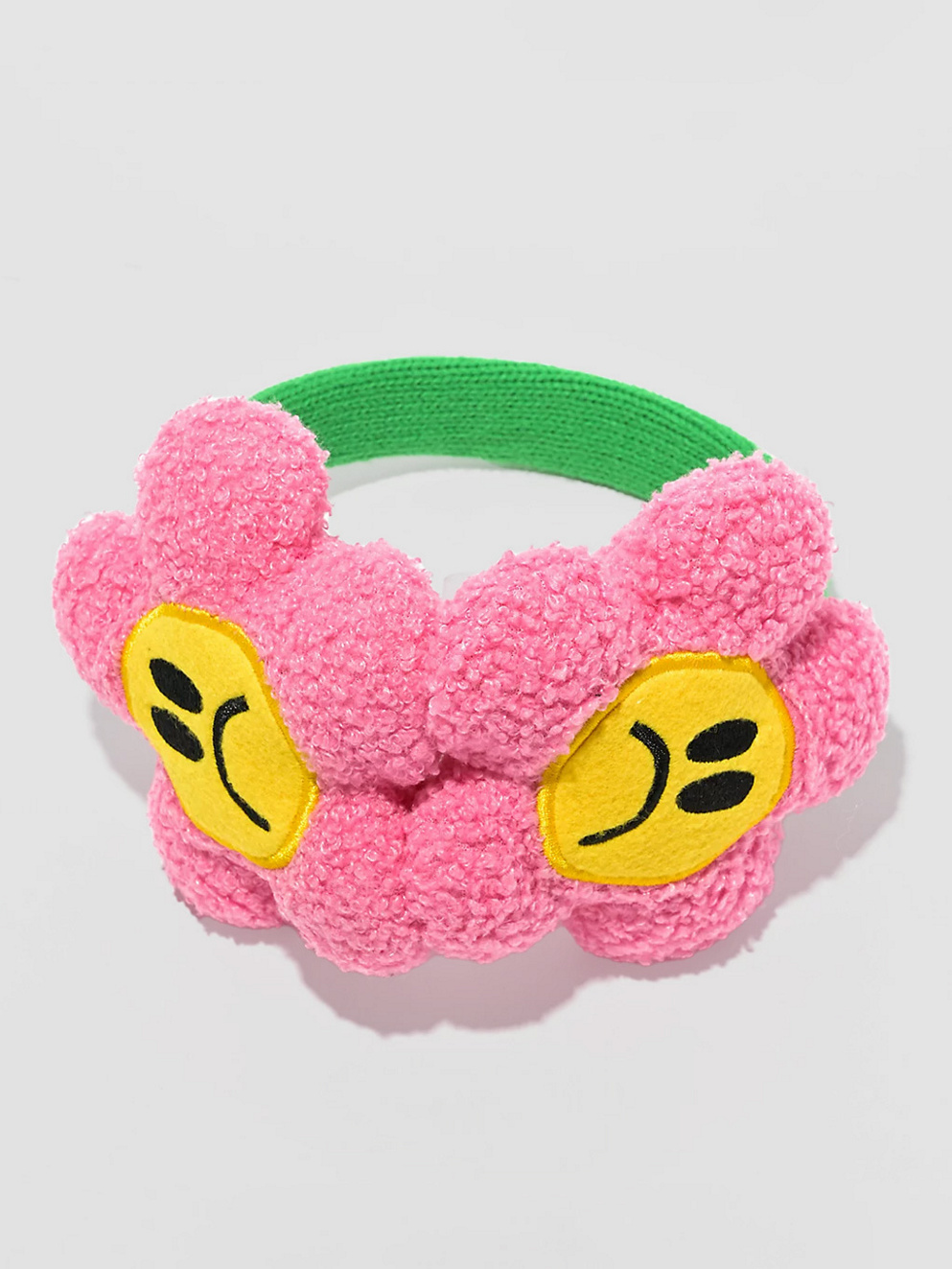 A.LAB Sad Flower Earmuffs Beanie pink