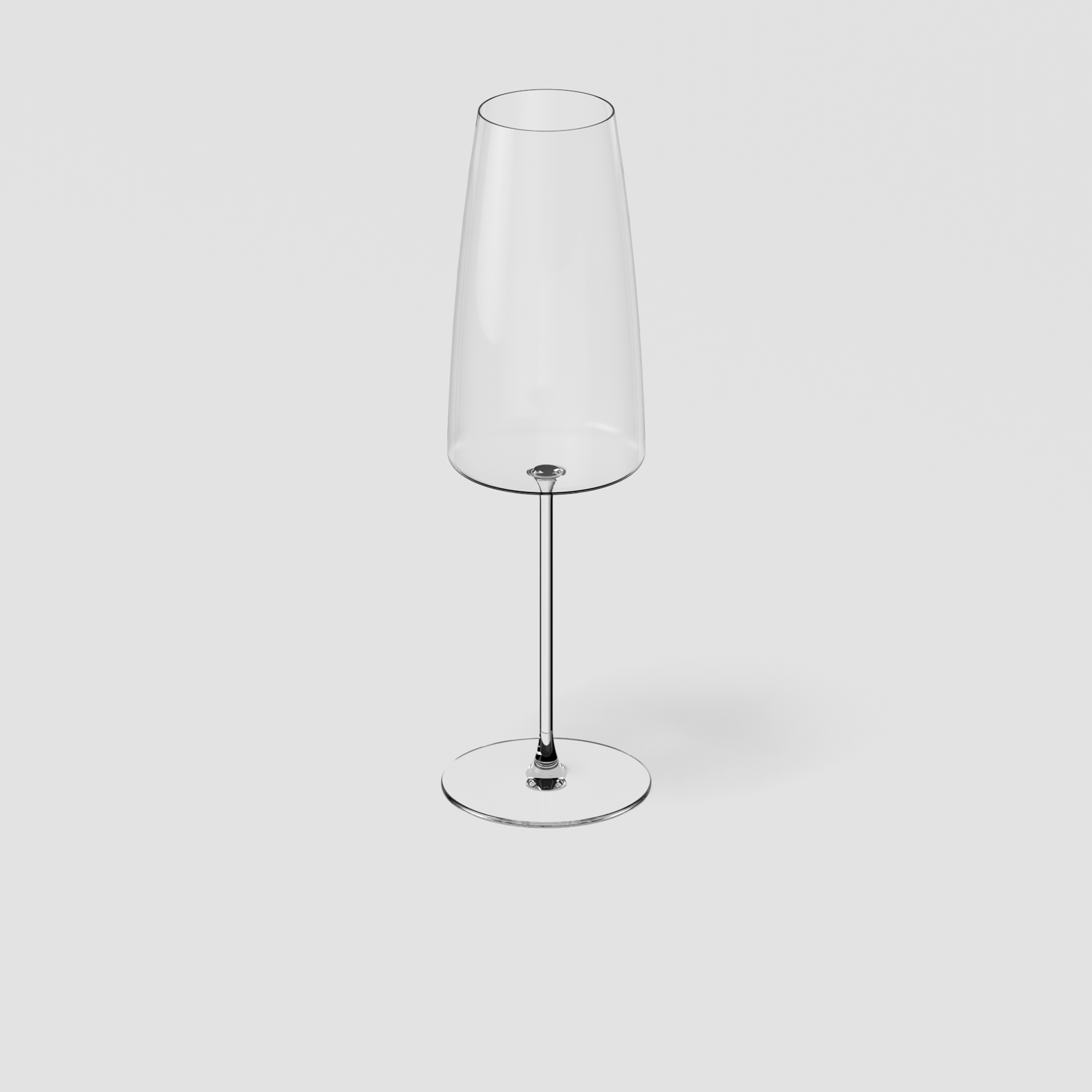 MetroChic Champagne glass Clear, 4.1 oz, crystal glass