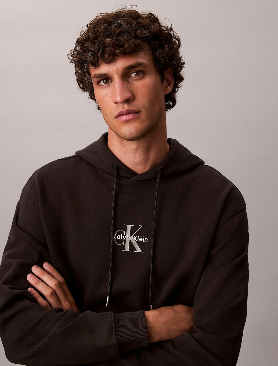 CALVIN KLEIN JEANS<br>Moletom com capuz e logo