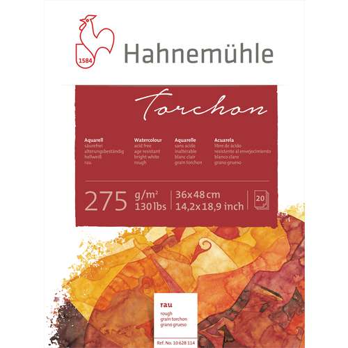 HAHNEMÜHLE Aquarell Torchon 275 Aquarellkarton