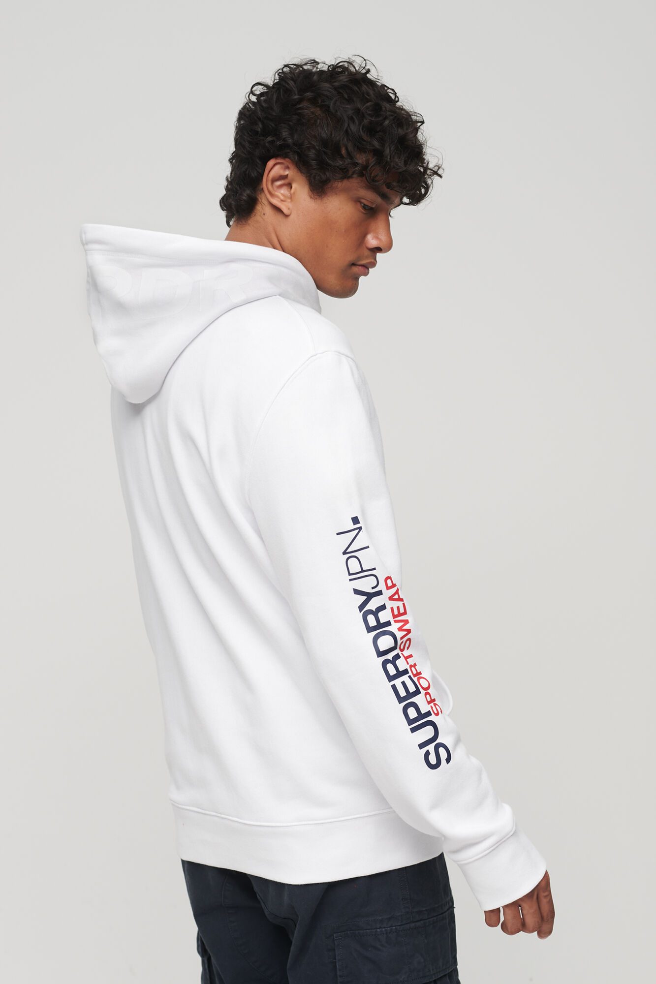 Moletom folgado com capuz e logotipo Sportswear.