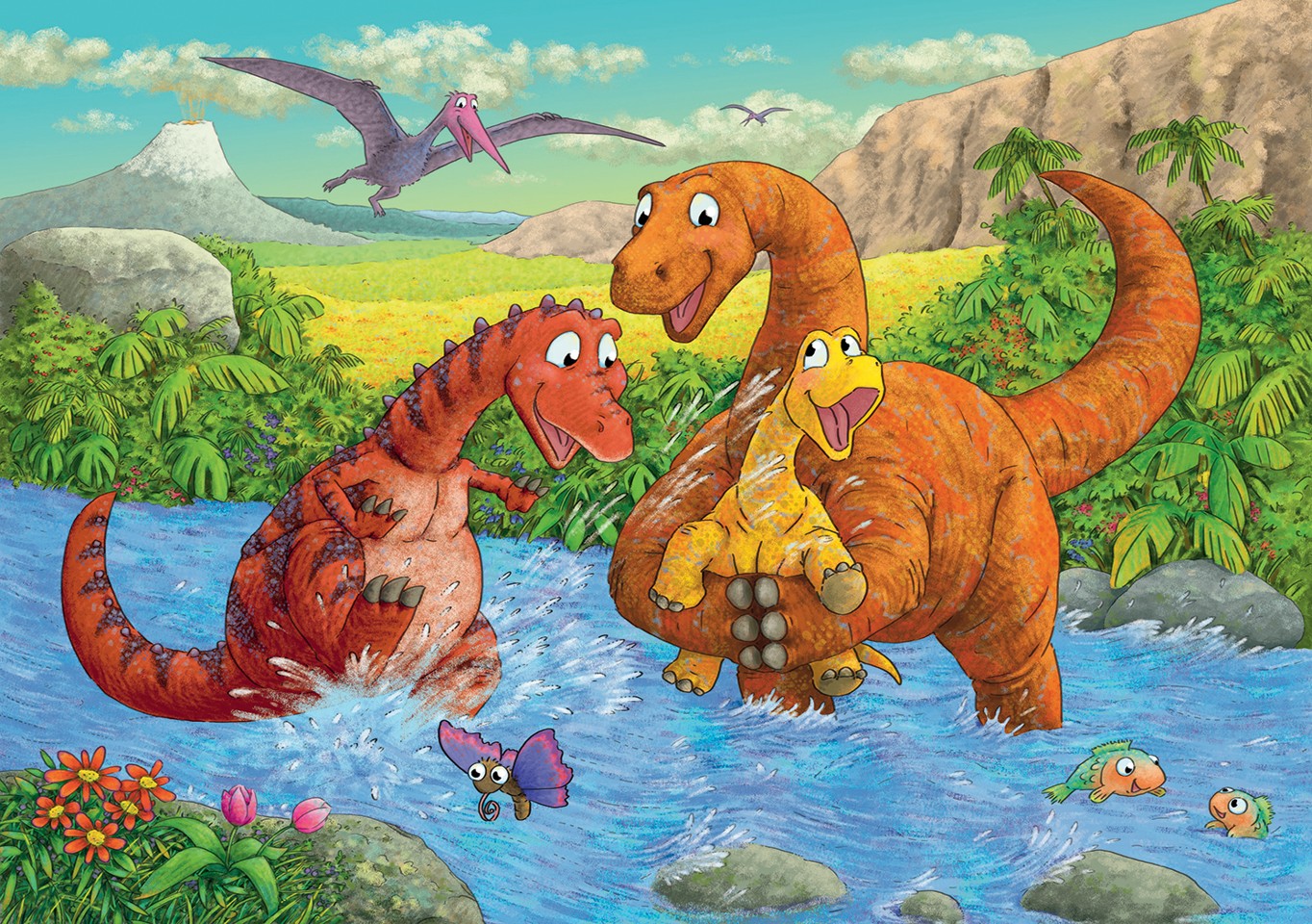 Ravensburger - Dinosaurs At Play 2x24p