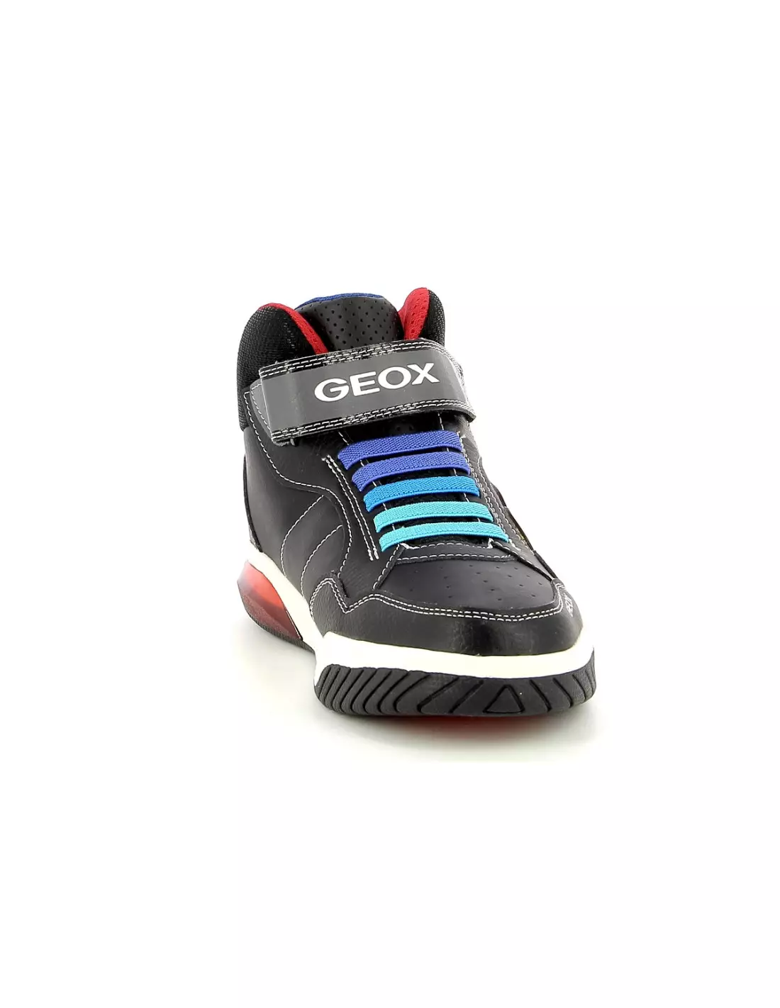 GEOX NEK BOY - Sneakers Blackred