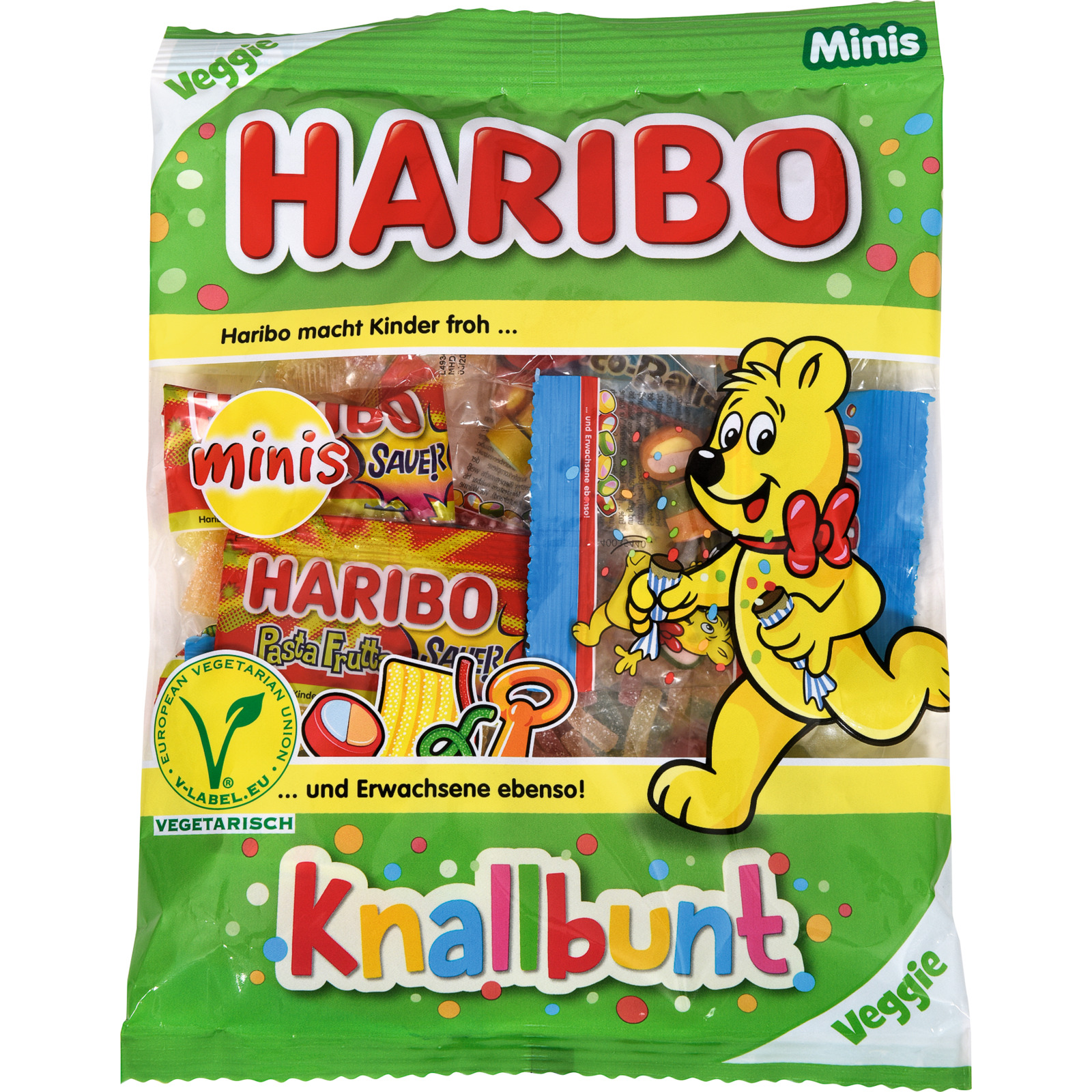 Haribo Knallbunt Mini veg. 230g