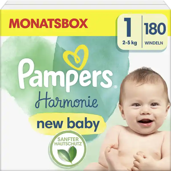 Harmonie Windeln Gr.1 (2-5 kg) Monatsbox