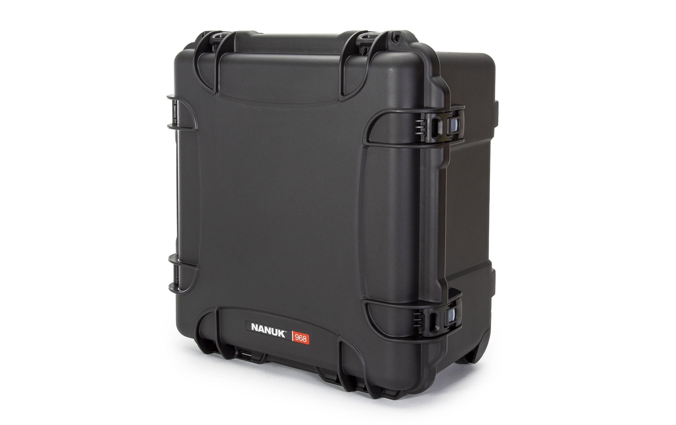 Kunststoffkoffer 968 - mit Schaum Schwarz<br>Leichter, wasserdichter und robuster Hartschalenkoffer