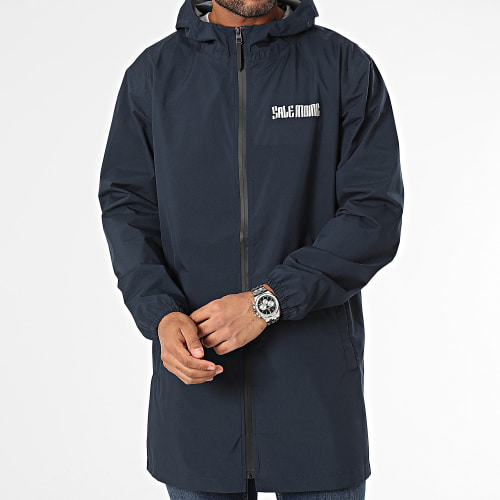 Coupe-Vent Capuche Gorille King Bleu Marine Réfléchissant